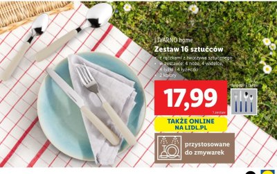 Zestaw sztućców ze stali szlachetnej LIVARNO HOME promocja