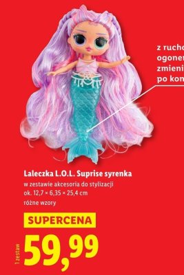 Laleczka syrenka promocja w Lidl