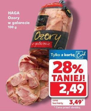 Ozory w galarecie Haga promocja w Kaufland