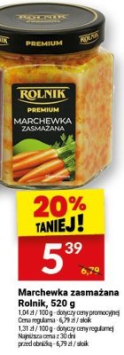 Marchewka zasmażana Rolnik, 520 g promocja w Twój Market