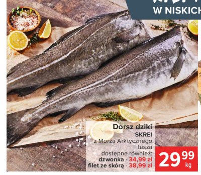 Dorsz skrei dzwonka promocja