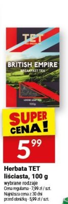 Herbata TET liściasta, 100 g promocja w Twój Market