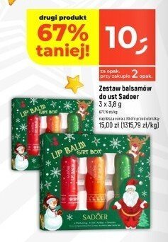 Zestaw balsamów do ust 3x3,8 g promocja w Dealz