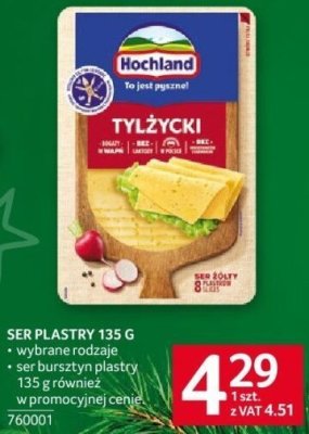 Ser plastry Hochland 135 g promocja w Selgros