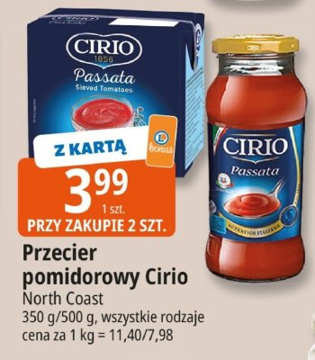 Przecier pomidorowy Cirio North Coast promocja w Leclerc
