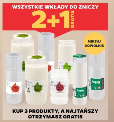 Wszystkie wkłady do zniczy 2+1 GRATIS promocja w Netto
