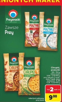 Chrupki, prazynki Przysnacki promocja w Carrefour
