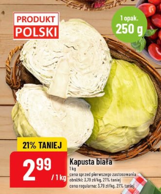 Kapusta biała promocja w POLOmarket