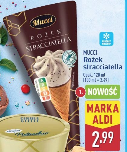 Rożek stracciatella Mucci promocja