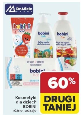 Kosmetyki dla dzieci bobini różne rodzaje promocja w Carrefour