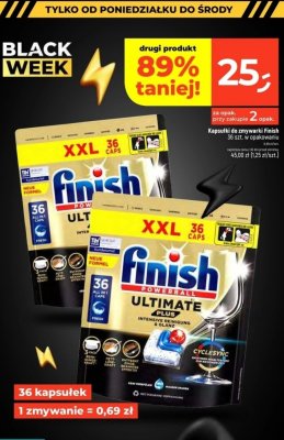 Kapsułki do zmywarki Finish Ultimate Plus XXL 36 szt. promocja w Dealz
