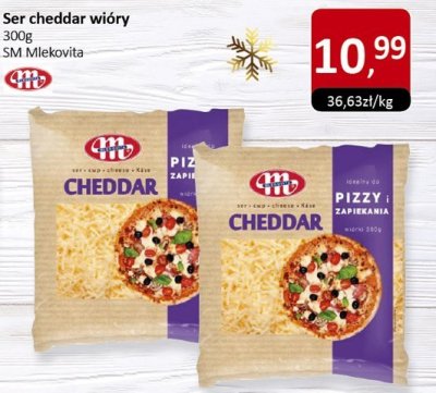 Ser cheddar wiórý 300g SM Mlekovita promocja w Market Point