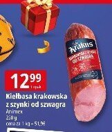 Kiełbasa krakowska z szynki od rzeźnika promocja w Leclerc