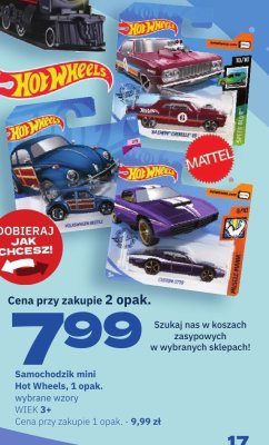 Samochodzik mini Hot Wheels Mattel promocja w Twój Market