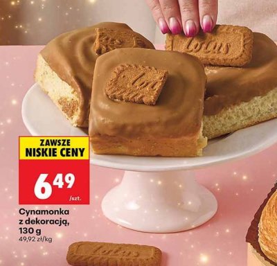 Cynamonka z dekoracją, 130 g promocja w Biedronka