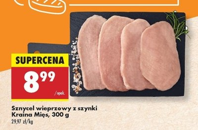 Sznycel wieprzowy z szynki Kraina mięs promocja