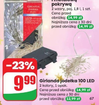 Girlanda jodełka 100 LED promocja w Dino