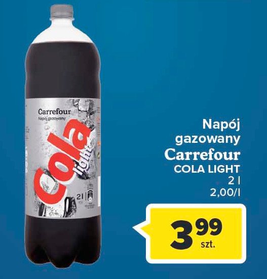 Napój cola light Carrefour promocje