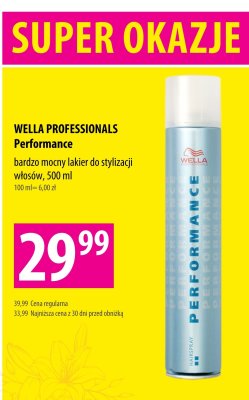 Performance bardzo mocny lakier do stylizacji włosów promocja w Hebe
