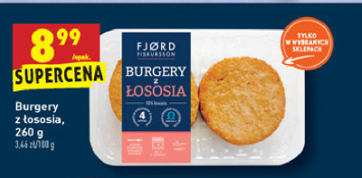 Burgery z łososia Fjord fiskursson promocja