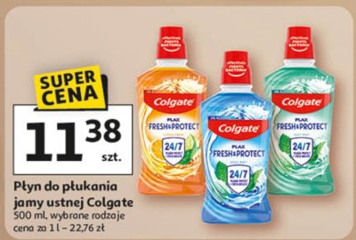 Płyn do płukania jamy ustnej Colgate promocja w Auchan