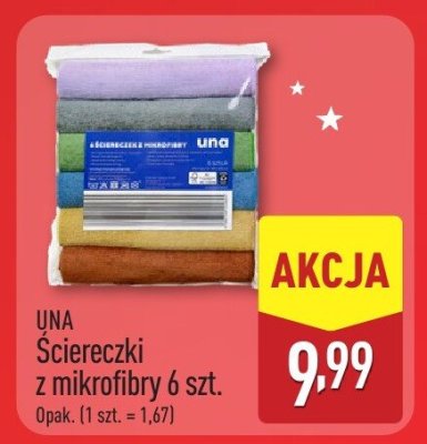 Ściereczki z mikrofibry 6 szt. promocja w Aldi