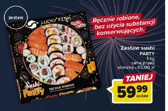 Zestaw sushi party Lucky fish promocja