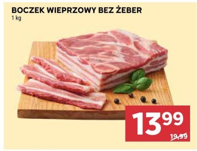 Boczek wieprzowy bez żeber promocja w Stokrotka