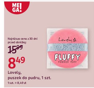 Puszek do pudru Lovely promocja w Rossmann