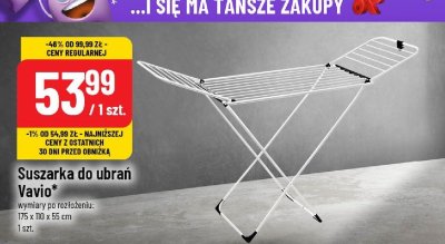 Suszarka do ubrań Vavio promocja w POLOmarket