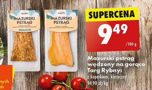 Pstr膮g w臋dzony na gor膮co Rybny targ lidla promocja