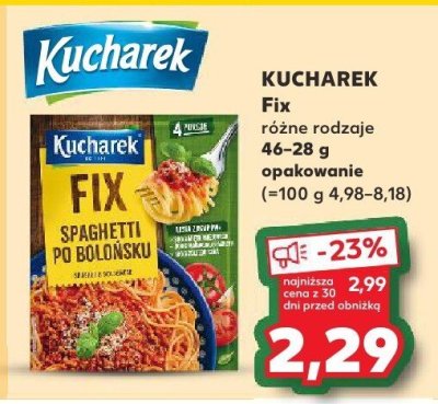 Fix różne rodzaje 46-28 g  promocja w Kaufland