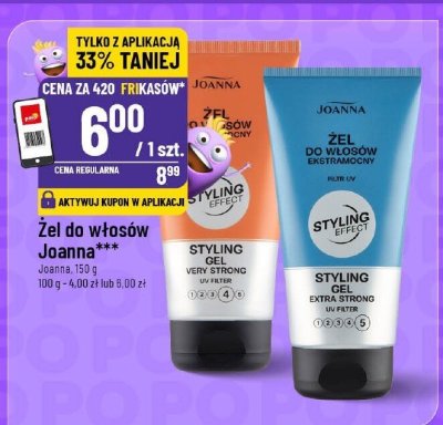 Żel do włosów Joanna Styling Gel promocja w POLOmarket