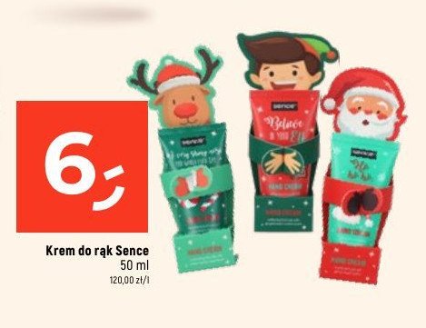 Krem do rąk mikołaj Sence collection promocja w Dealz