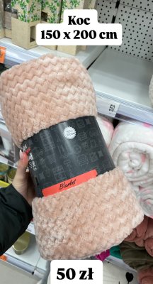 Koc Blanket 150 x 200 cm Dealz promocja w Dealz