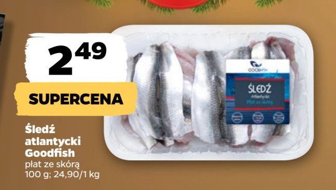 Filet ze śledzia bałtyckiego ze skórą Good fish promocja w Netto