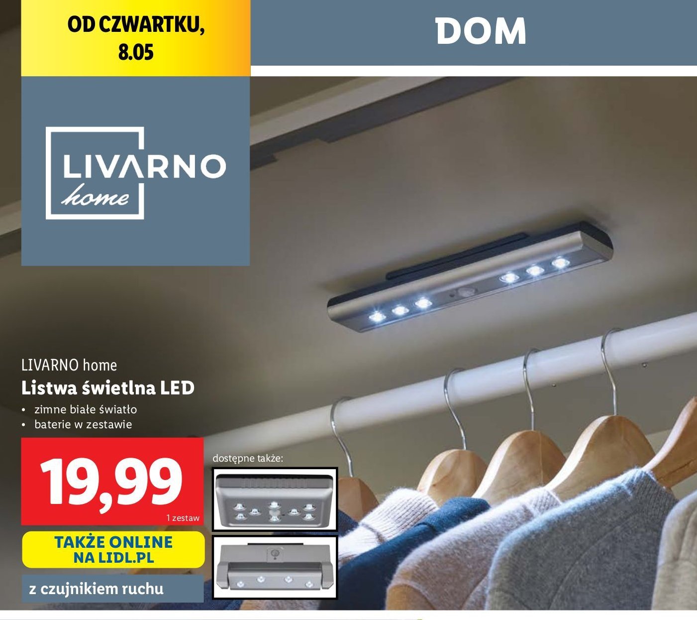 Listwa o艣wietleniowa led Livarnolux promocja