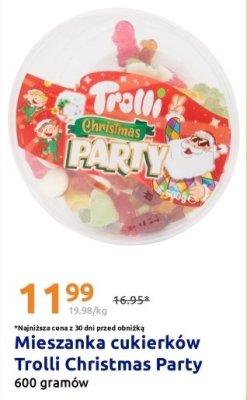 Mieszanka cukierków Trolli Christmas Party promocja w Action