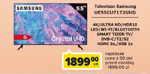 Telewizor 55" ue55cu7172uhd Samsung promocja