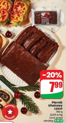 Piernik śliwkowy Lazur promocja w Dino