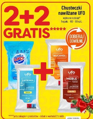 Chusteczki nawilżane UFO promocja w POLOmarket