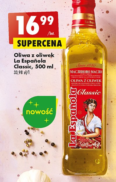 Oliwa classic La espanola promocja