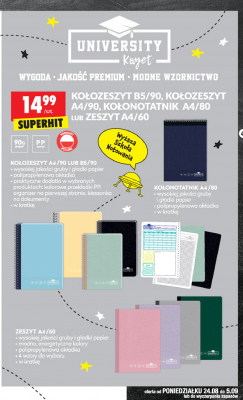 Ko艂ozeszyt a4 90 k kratka Kayet university promocja