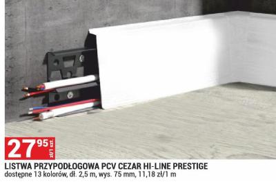 Listwa przypodłogowa PCV Cezar Hi-Line Prestige promocja w Merkury Market