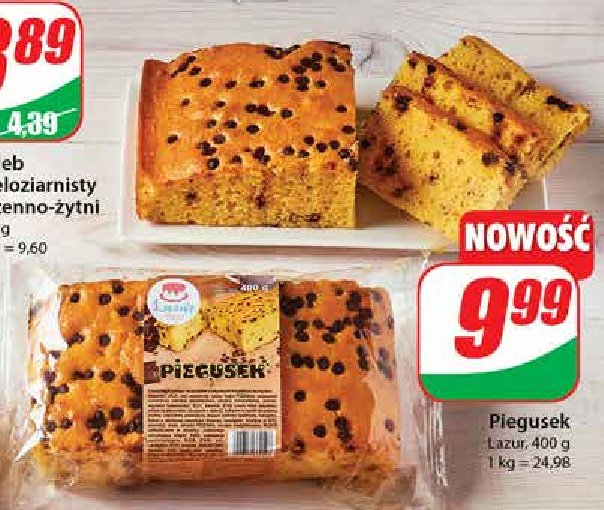Ciasto piegusek Lazur promocja