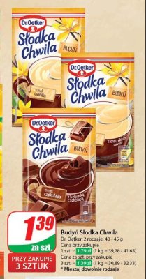 Budy艅 czekoladowy Dr. oetker s艂odka chwila promocja