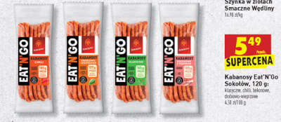 Kabanosy klasyczne Soko艂贸w eat'n'go! promocja