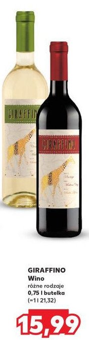 Wino GIRAFFINO promocja w Kaufland