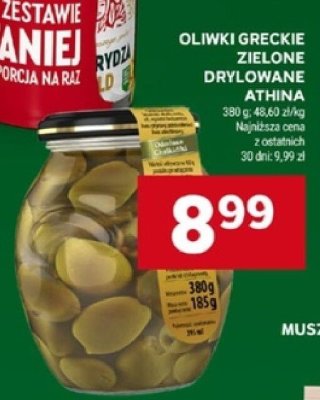 Oliwki greckie zielone drylowane Athina promocja w Stokrotka