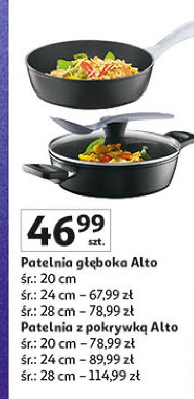 Patelnia z pokrywka 24 cm Ambition promocja w Auchan